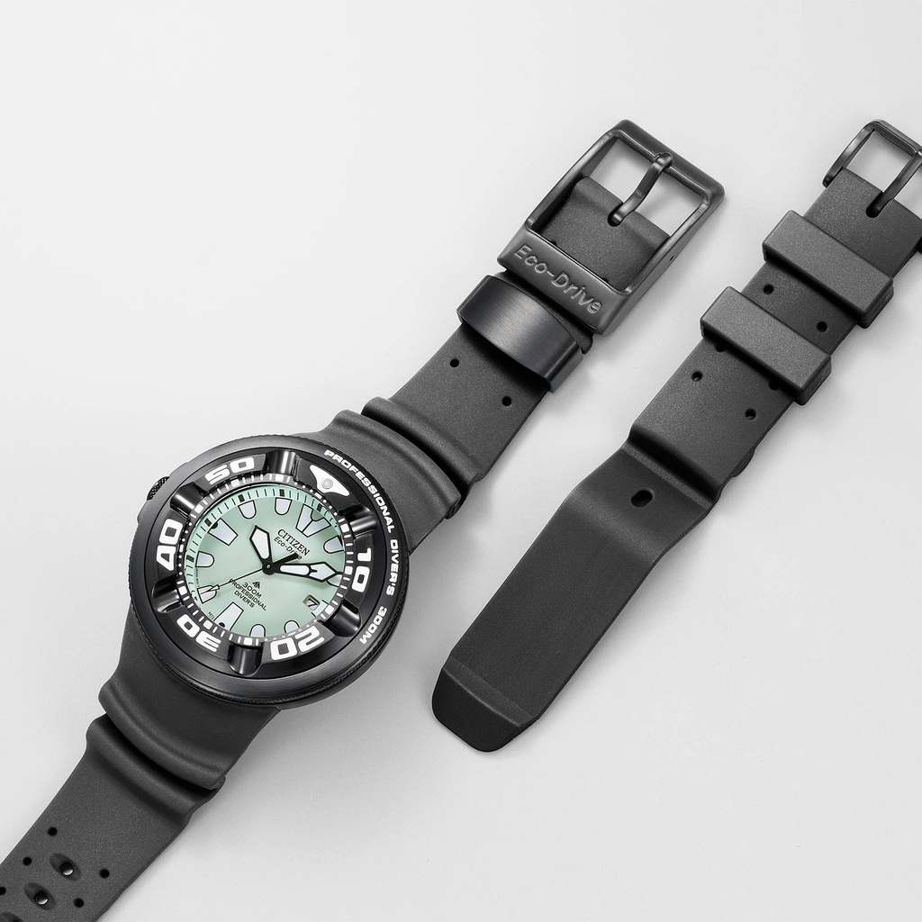 Citizen Promaster Marine, svart/grön - BJ8055-04X