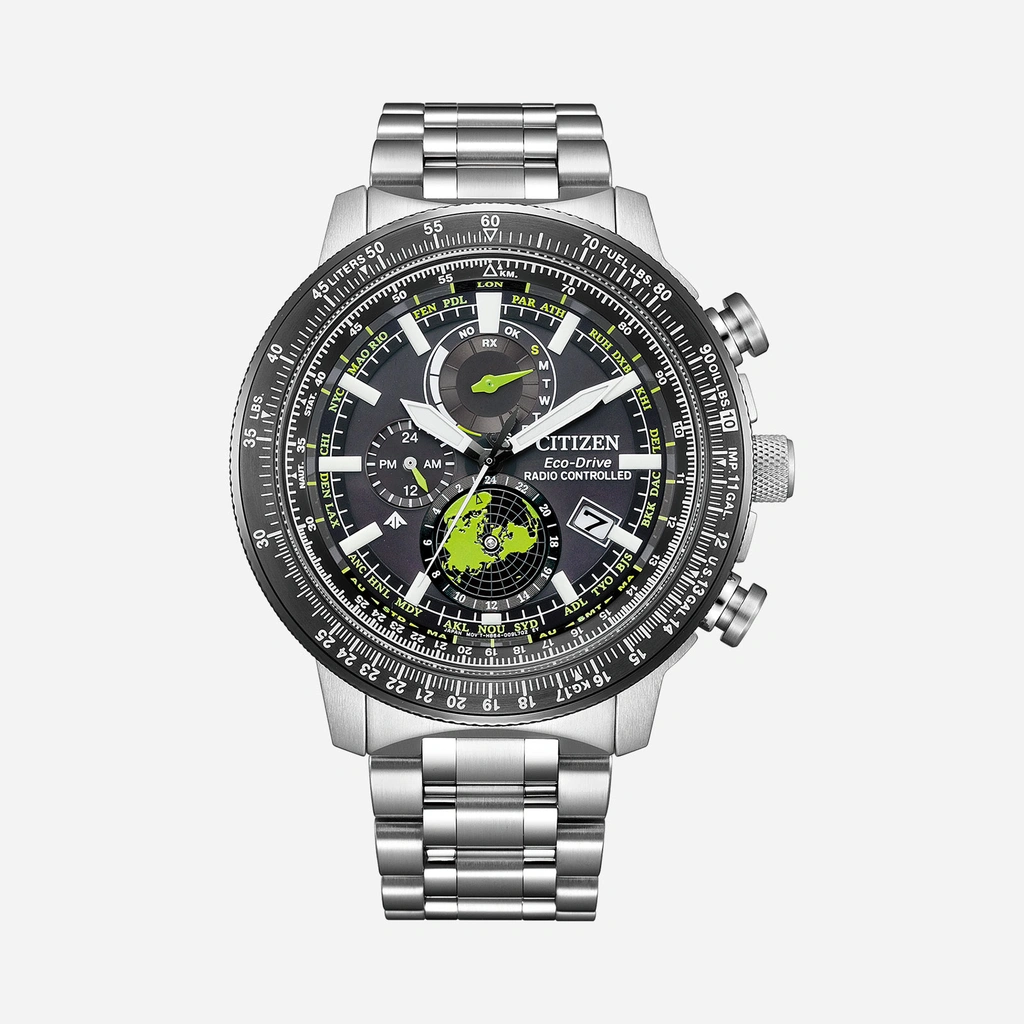 Citizen Promaster Geo Trekker, stål/svart - BY3006-53E