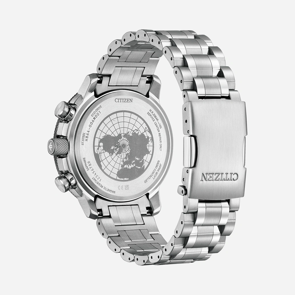 Citizen Promaster Geo Trekker, stål/svart - BY3006-53E