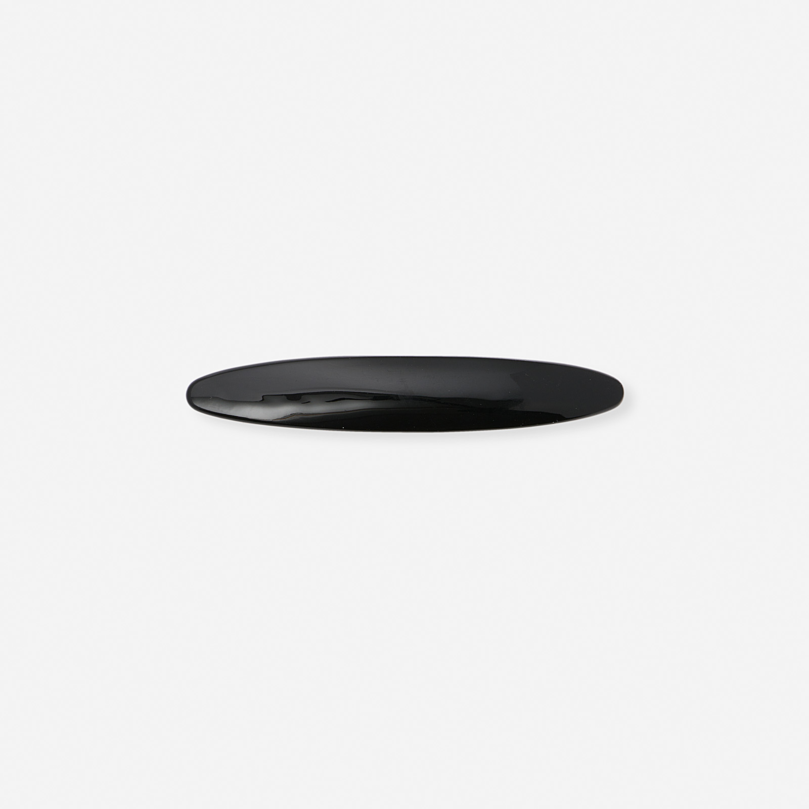 Svart hårklämma - barette, 8,5 cm