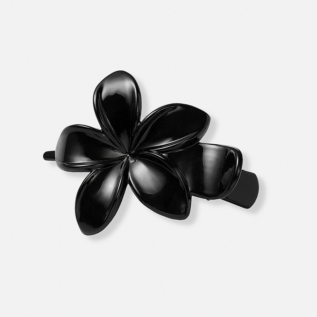 Svart hårklämma - blomma, 9,5 cm