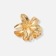 Guldfärgad hårklämma - blomma, 5 cm
