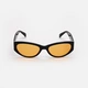 Solglasögon unisex Oval, gult glas