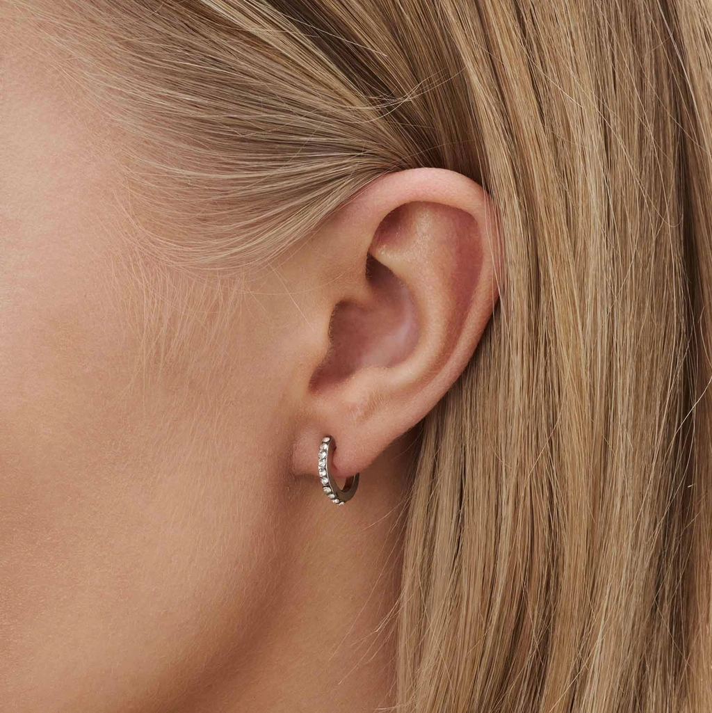 6 silverfärgade örhängen - olika motiv 7