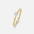 Solitärring 18k guld med 0,3 ct labbodlad diamant - 19