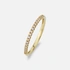 Alliansring 18k guld med 0,15 ct labbodlade diamanter - 18