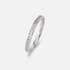 Alliansring 18k vitguld med 0,2 ct labbodlade diamanter - 19