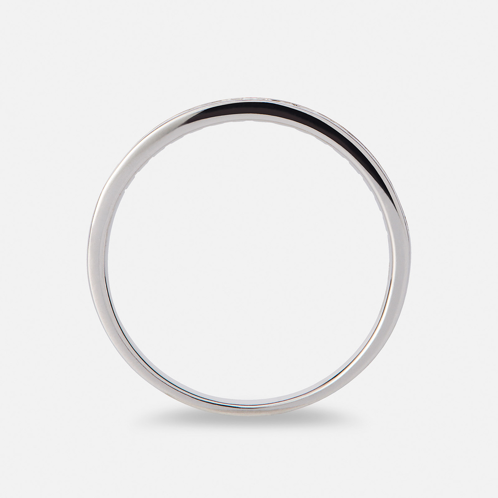 Alliansring 18k vitguld med 0,2 ct labbodlade diamanter - 19