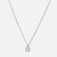 Halsband 18k vitguld med 0,7 ct labbodlad diamant - 42+3cm