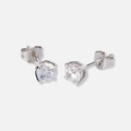 Örhängen studs 18k vitguld med 1,0 ct labbodlade diamanter