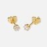 Örhängen studs 18k guld med 0,3 ct labbodlade diamanter