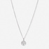 Silverfärgat halsband, livets träd - 42+7 cm