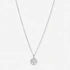 Silverfärgat halsband, livets träd - 42+7 cm