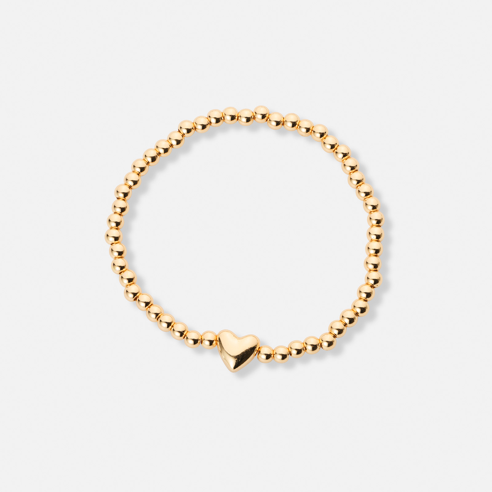 3-pack guldfärgade armband - 17,5+5 cm