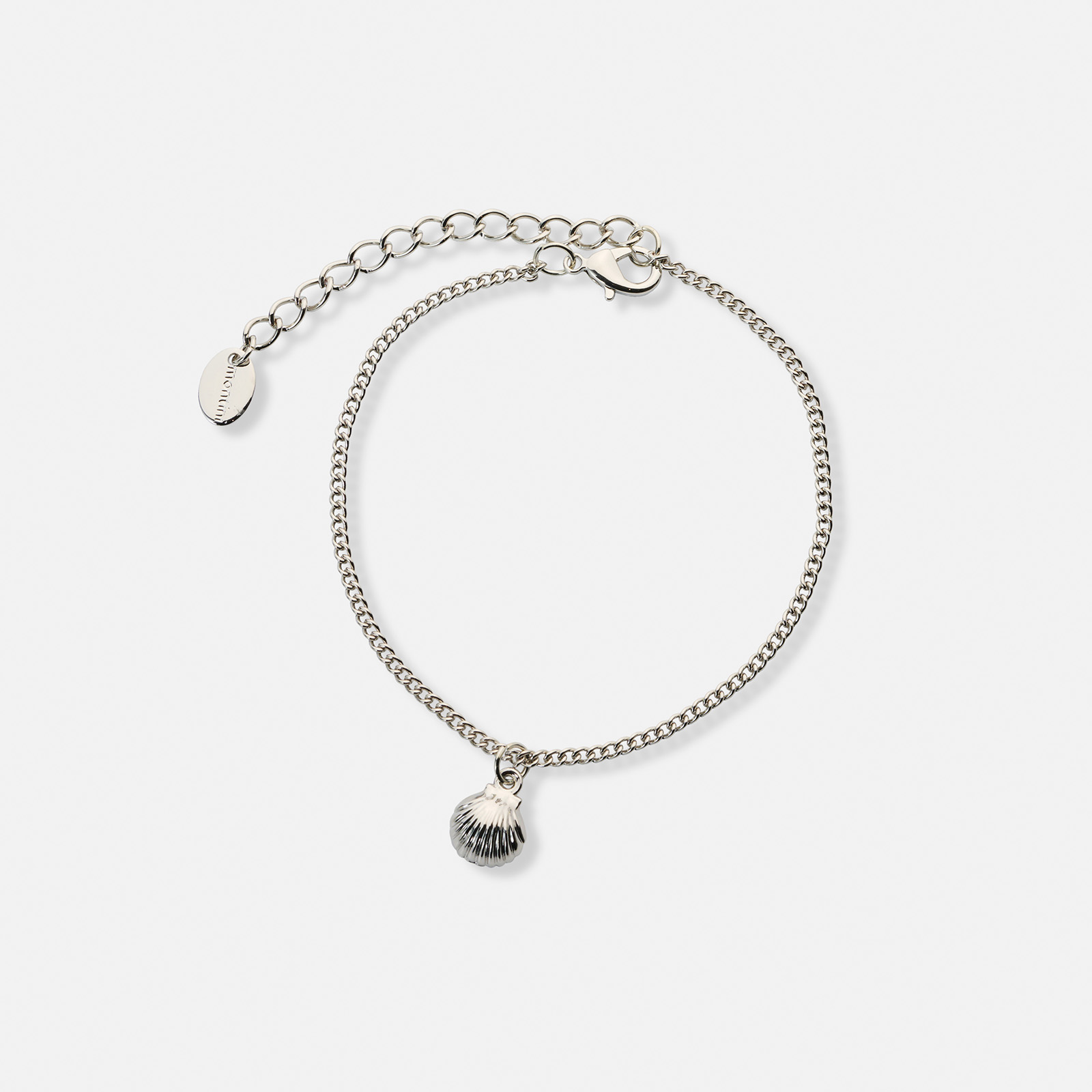 3-pack silverfärgade armband - 17,5+5 cm