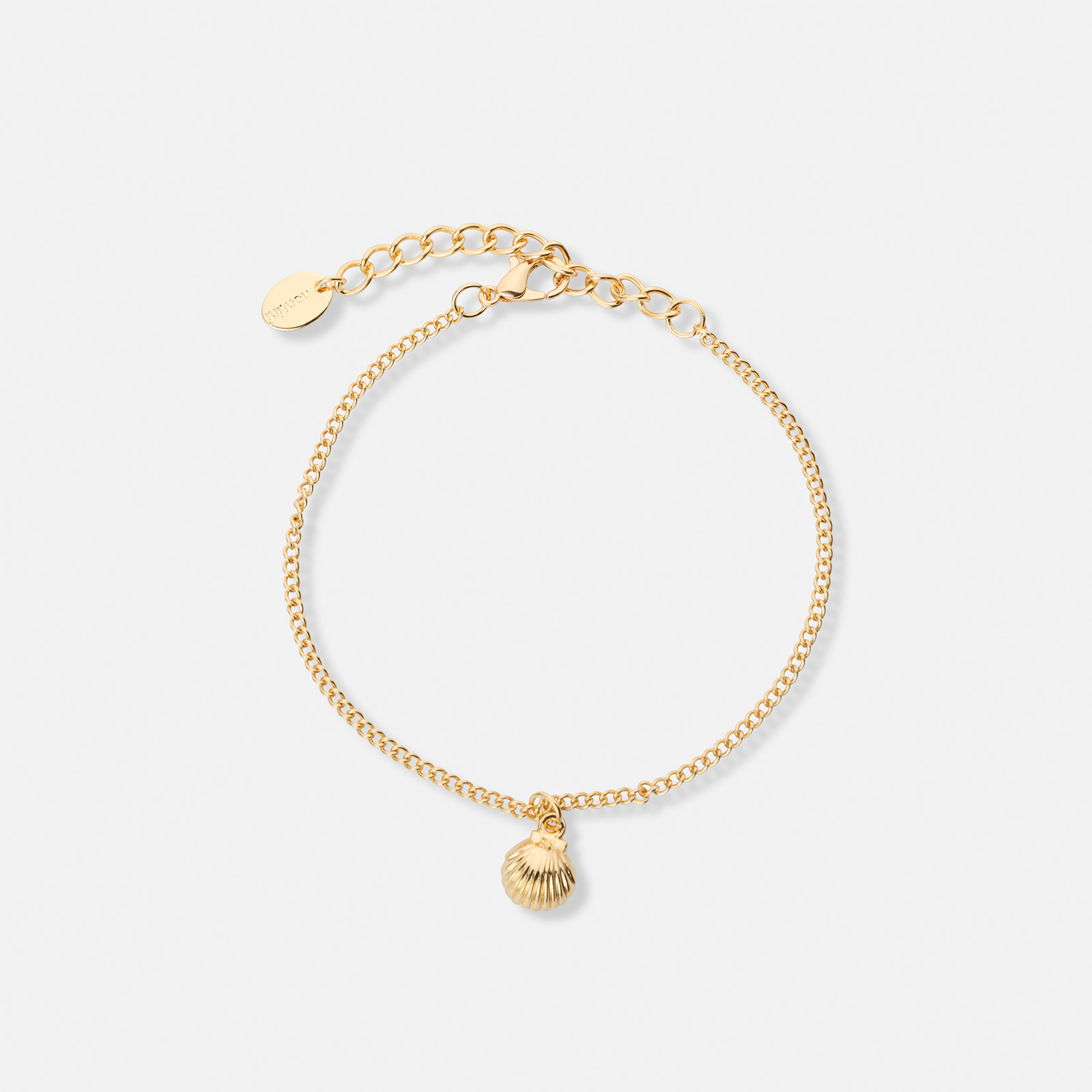 3-pack guldfärgade armband - 17,5+5 cm