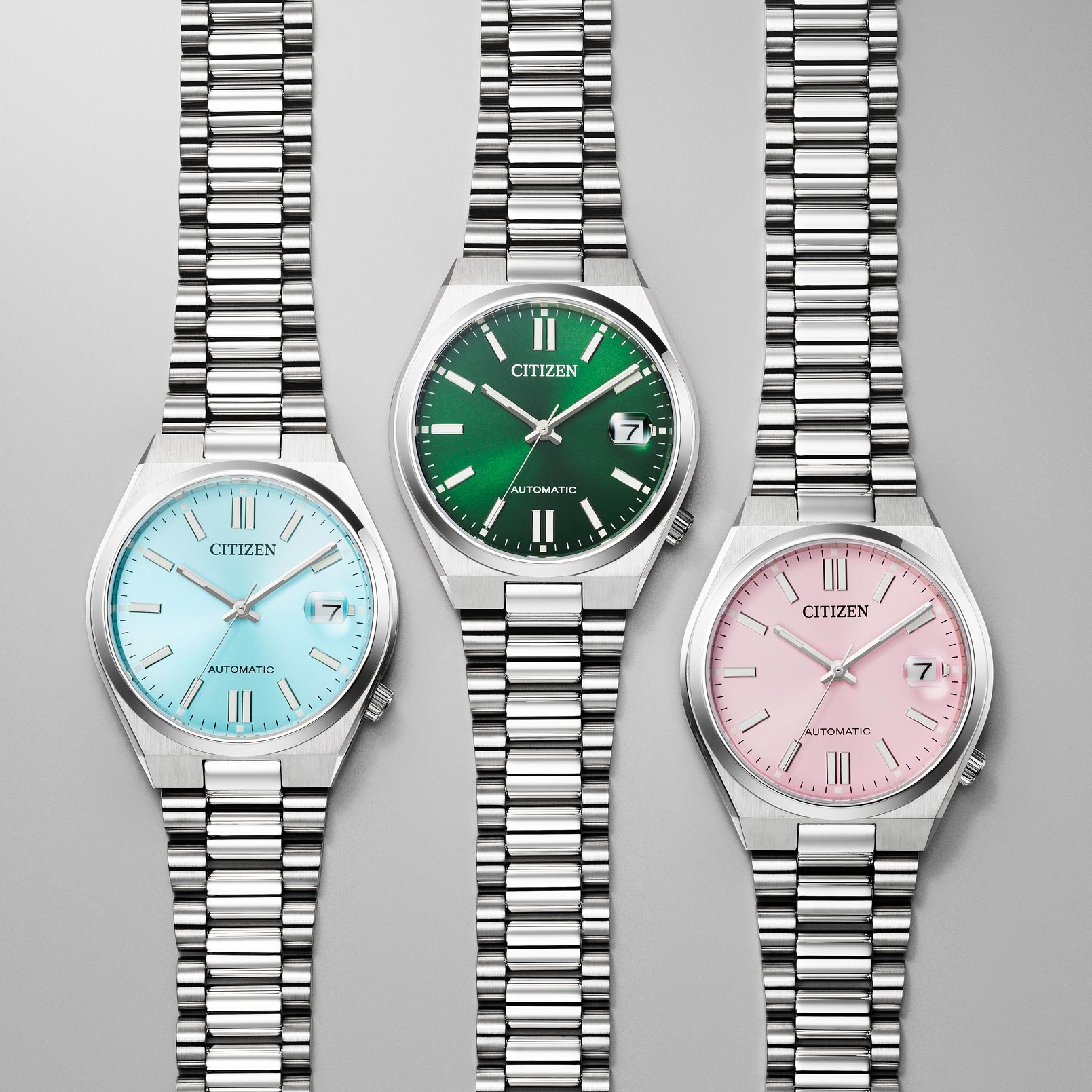 Citizen Tsuyosa automatisk - stål/rosa NJ0200-50Z