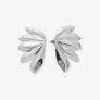 Silverfärgade örhängen, fem blad - 47 mm