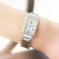 Citizen Eco-Drive L, metallband silver/vit - 19 mm