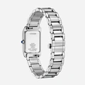 Citizen Eco-Drive L, metallband silver/vit - 19 mm