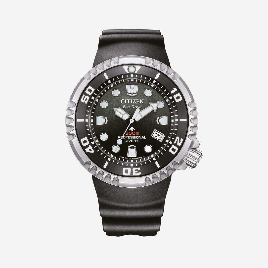 Citizen Promaster Eco-Drive Diver 300m silver/svart - BN1024-01E