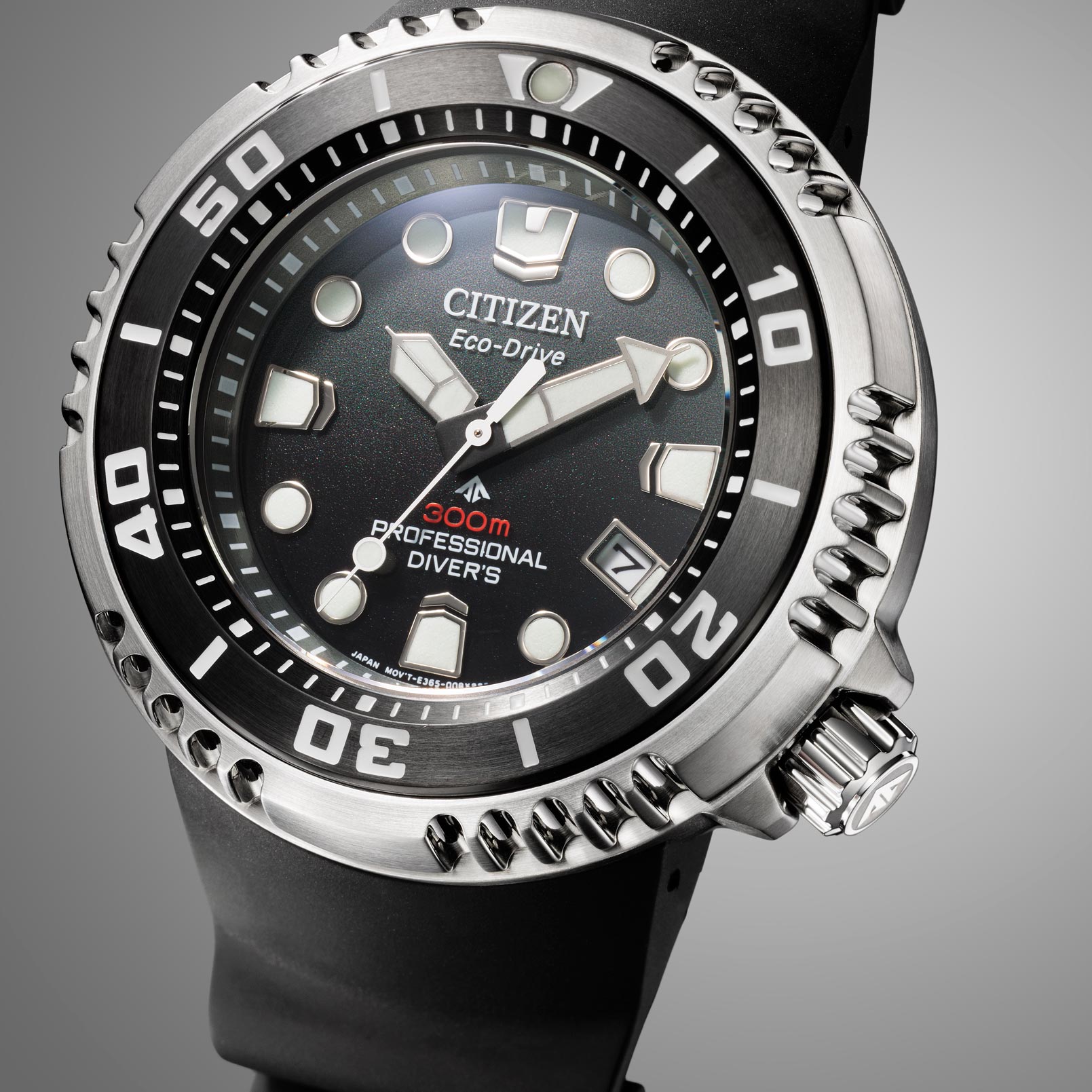 Citizen Promaster Eco-Drive Diver 300m silver/svart - BN1024-01E