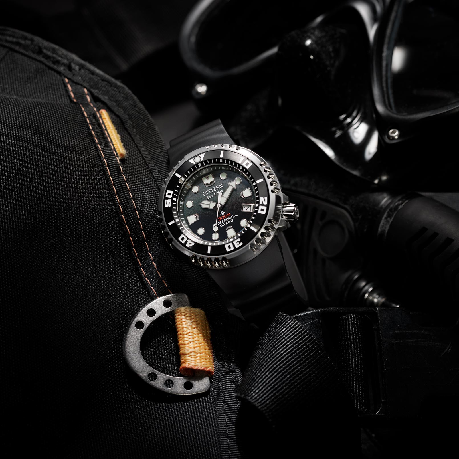 Citizen Promaster Eco-Drive Diver 300m silver/svart - BN1024-01E