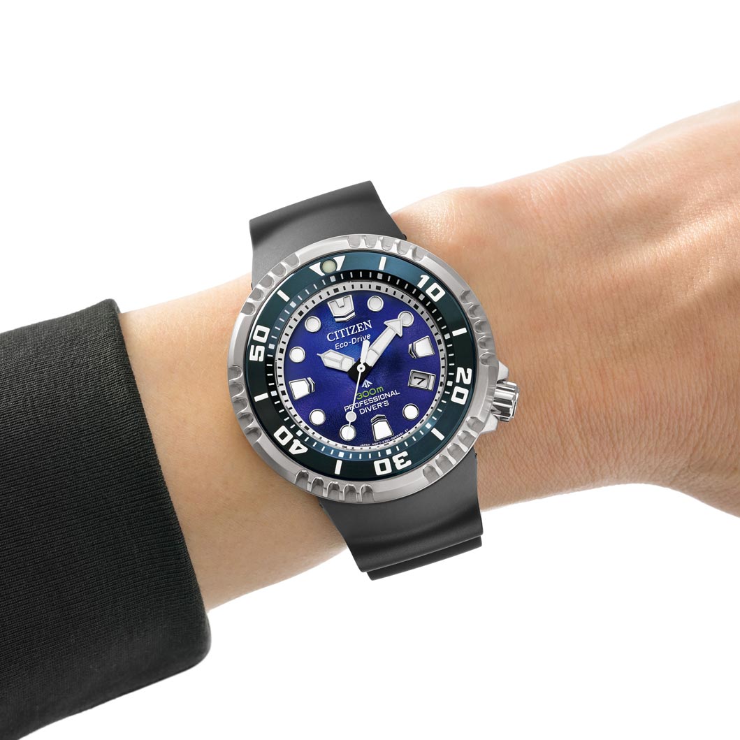 Citizen Promaster Eco-Drive Diver 300m silver/blå - BN1025-08L