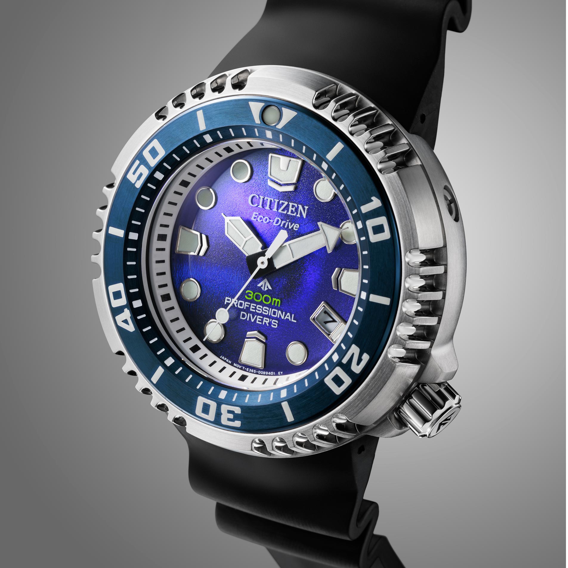 Citizen Promaster Eco-Drive Diver 300m silver/blå - BN1025-08L