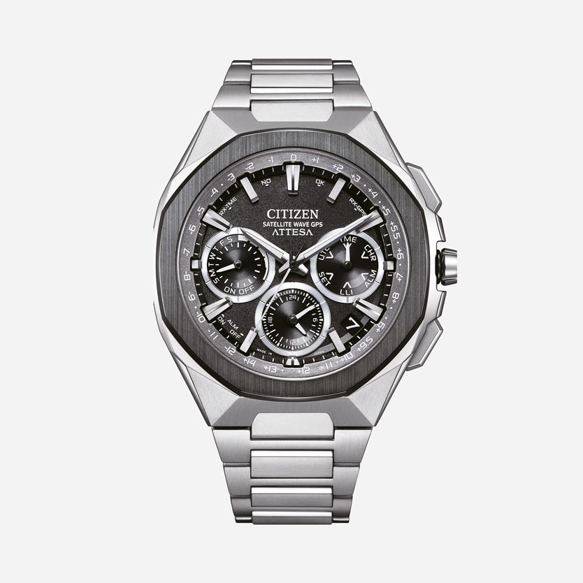 Citizen Attesa Spaceship silver/svart - CC4104-53E