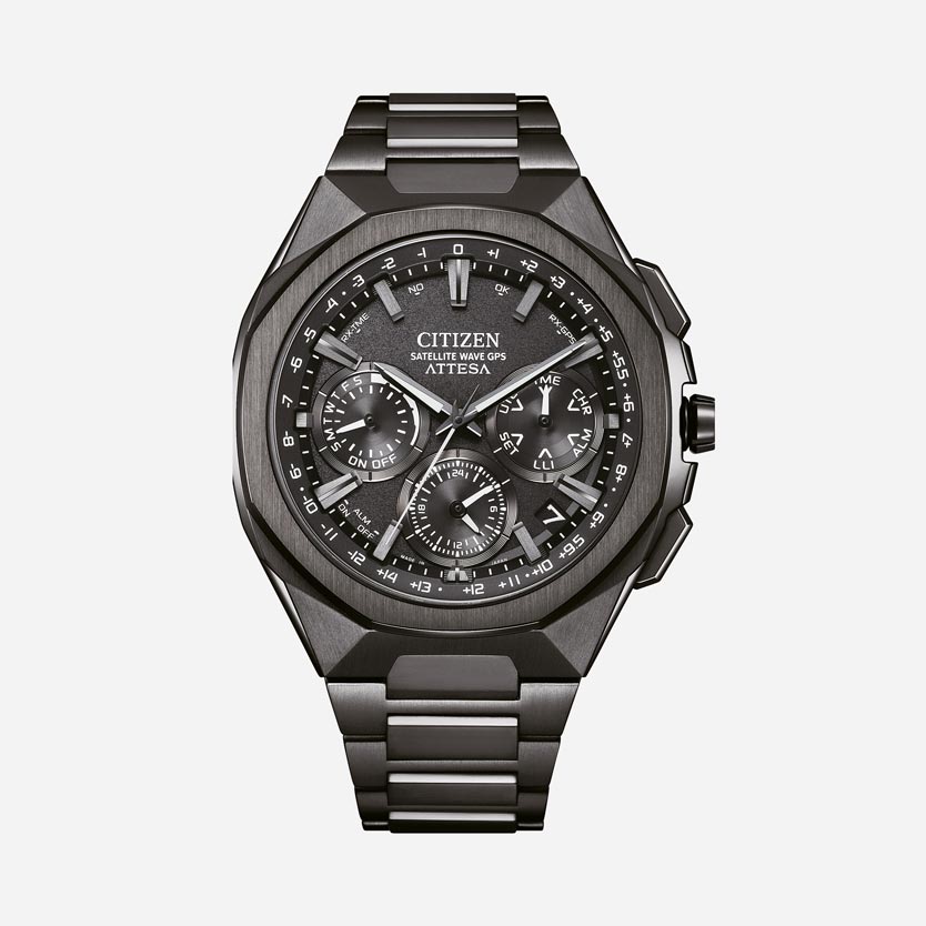 Citizen Attesa Spaceship svart - CC4105-69E