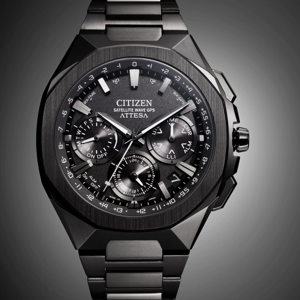 Citizen Attesa Spaceship svart - CC4105-69E