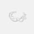 Guldpläterat vridet armband, bangle