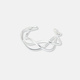 Guldpläterat vridet armband, bangle