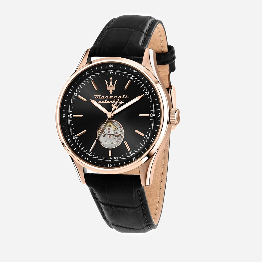 Maserati Sorpasso automatisk läderband svart  - R8821124001