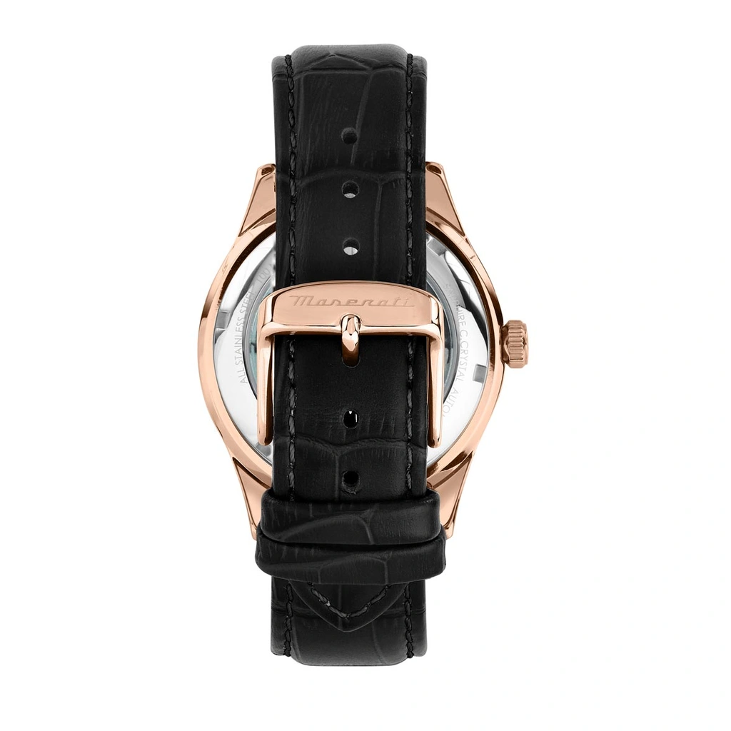Maserati Sorpasso automatisk läderband svart  - R8821124001