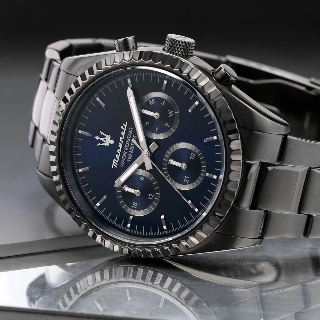 Maserati Competizione metallband blå/svart  - R8853100019