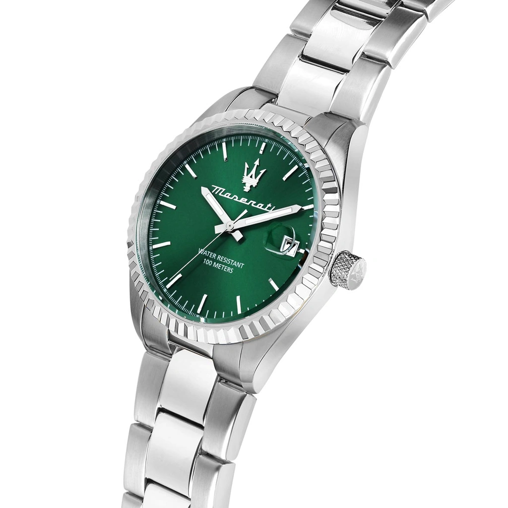 Maserati Competizione metallband grön/stål  - R8853100043