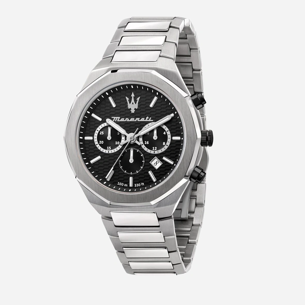 Maserati Stile metallband svart/stål  - R8873642004