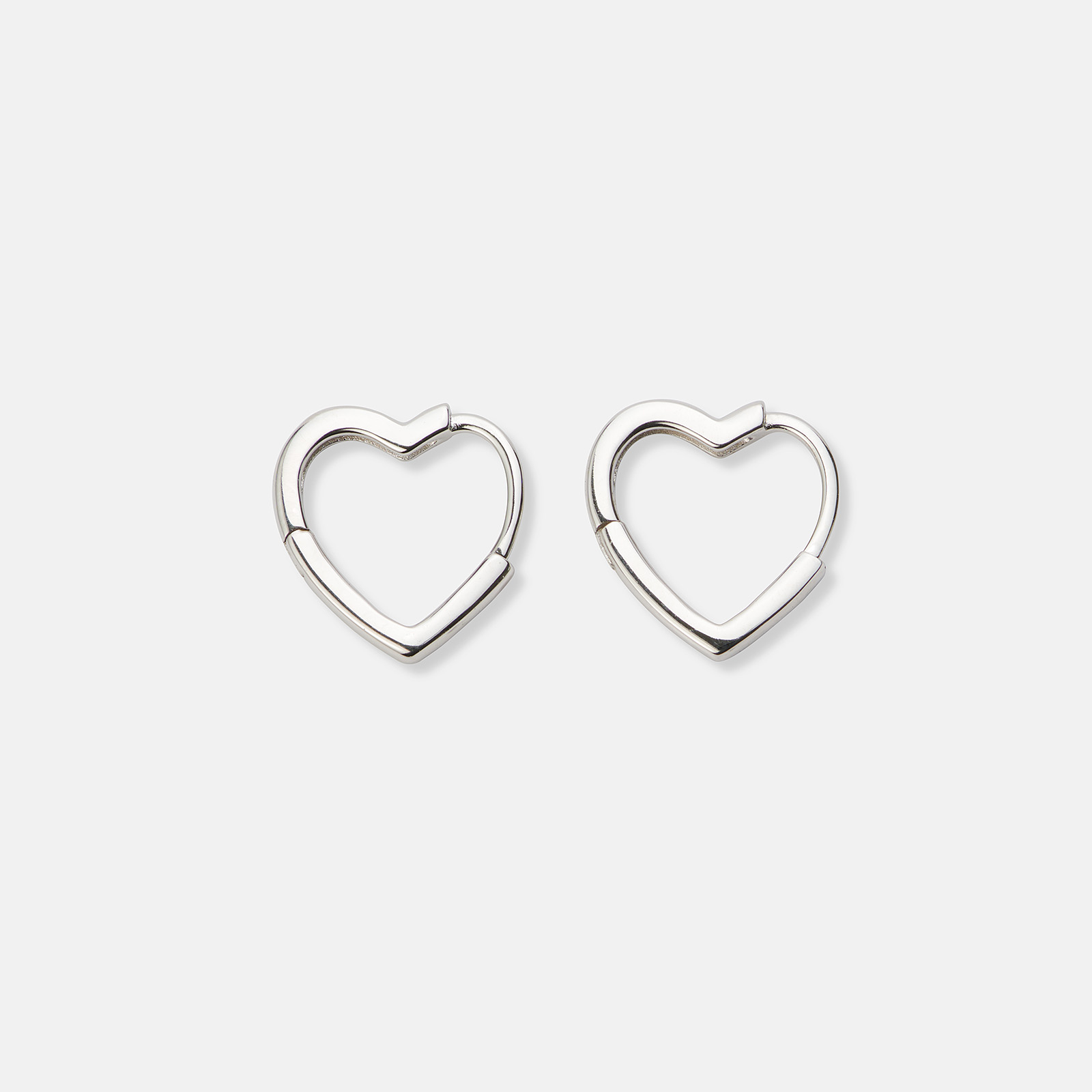 Örhängen & halsband set i äkta silver - länkade hjärtan Örhängen & halsband set i äkta silver - länkade hjärtan