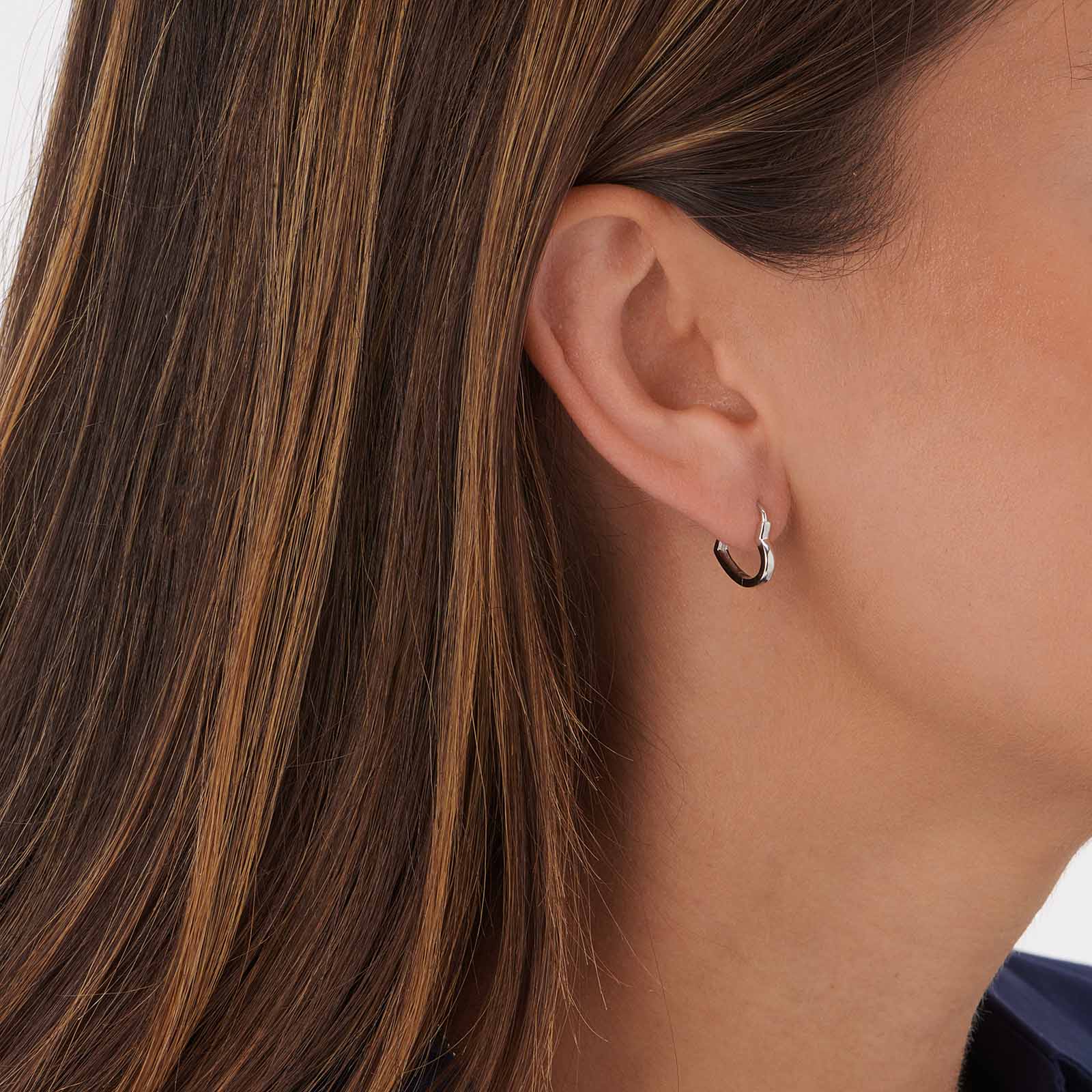 Örhängen & halsband set i äkta silver - länkade hjärtan Örhängen & halsband set i äkta silver - länkade hjärtan