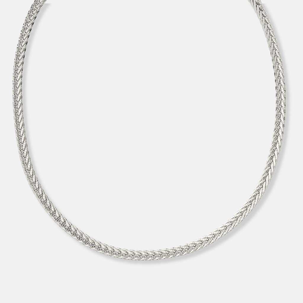 Stålhalsband fox tail - 40+6cm