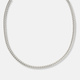 Stålhalsband fox tail - 40+6cm