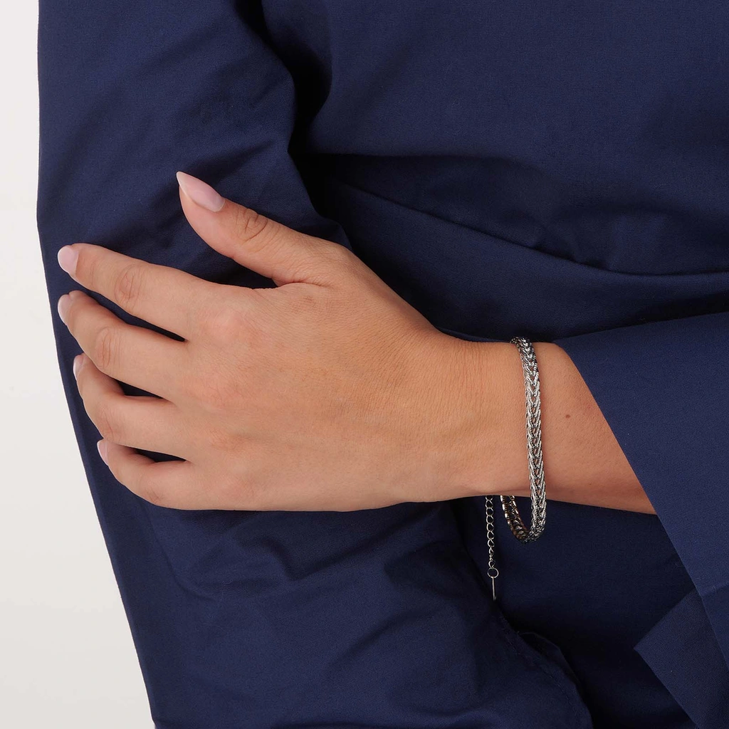 Stålarmband fox tail - 16+3cm