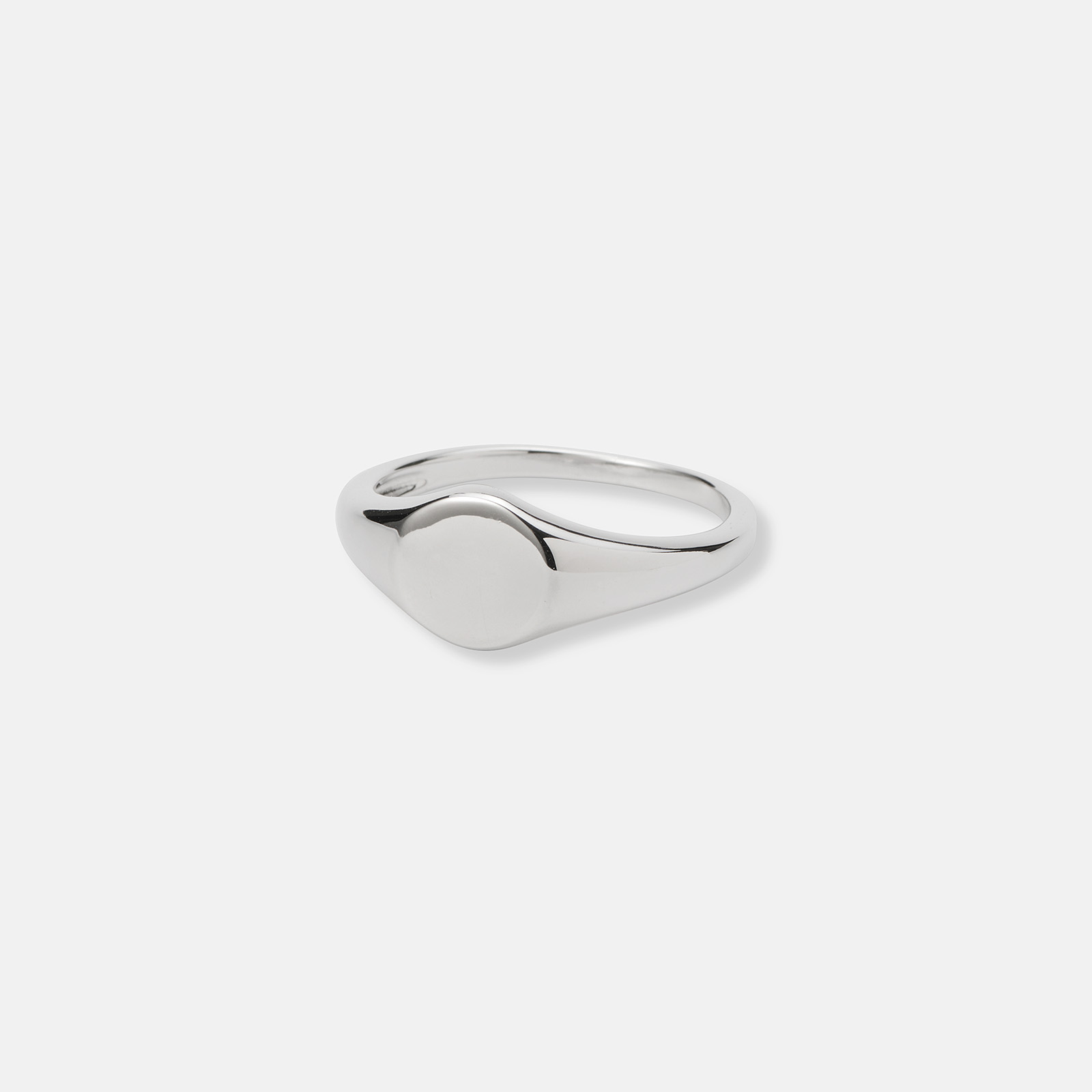 Ring i äkta silver - stilren klackring