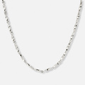 Stålhalsband twist chain - 41+5,5cm