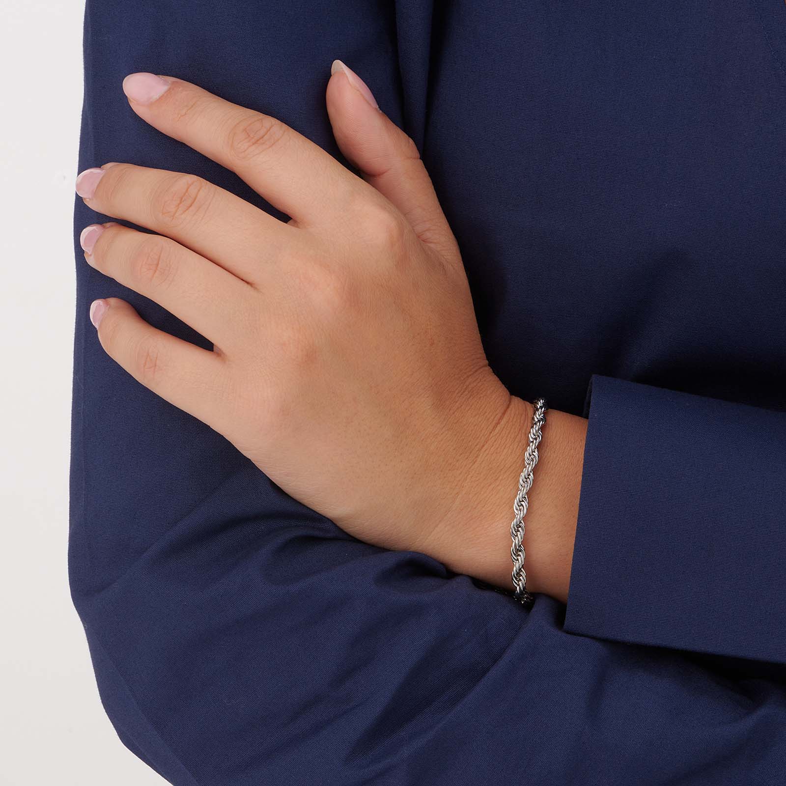 Stålarmband replänk 4mm bred