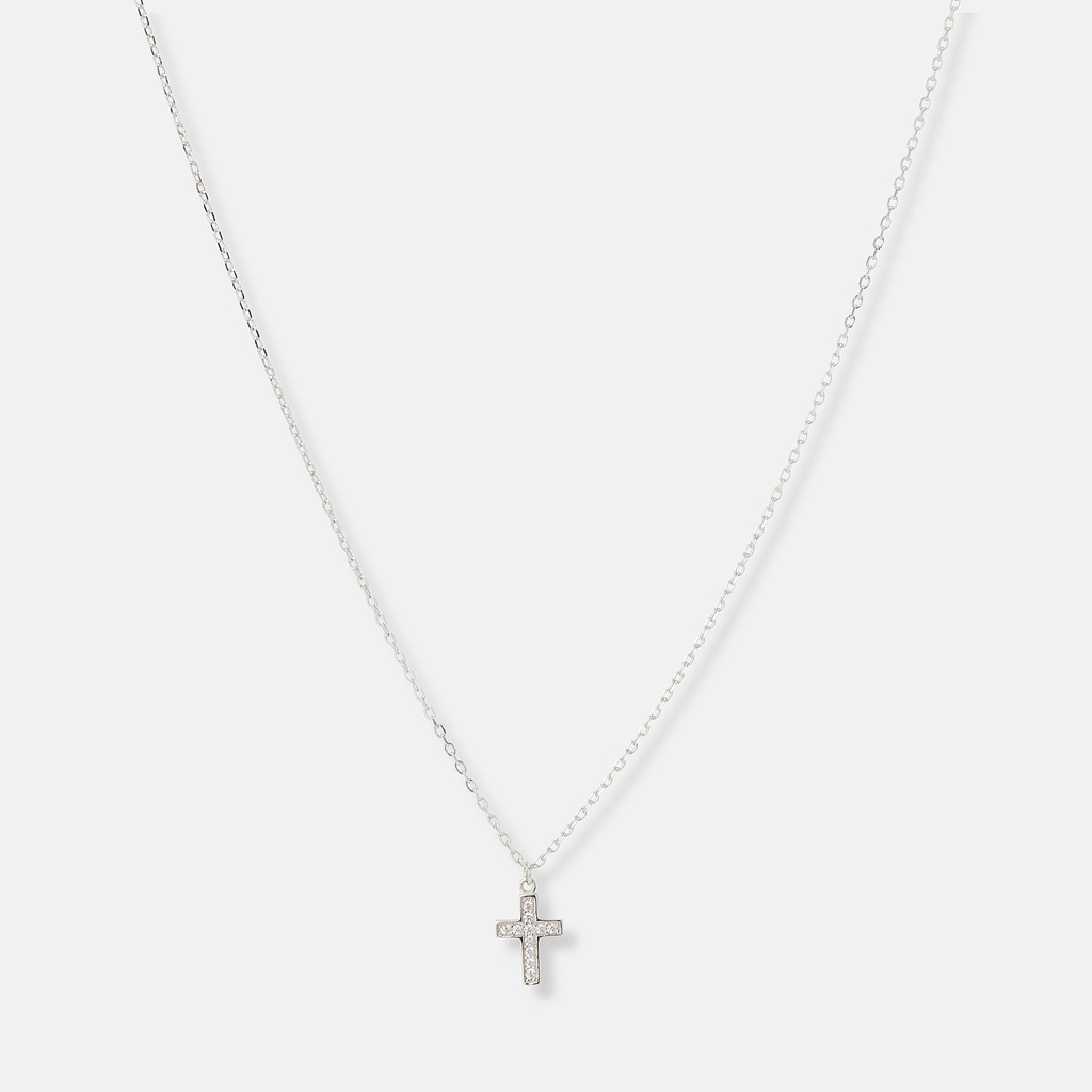 Set med 2-par halsband i äkta silver - 42+3cm