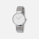 Black Oak Dazzle damklocka silver/vit - 31 mm