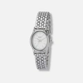 Regal damklocka silver/vit - 22x26 mm